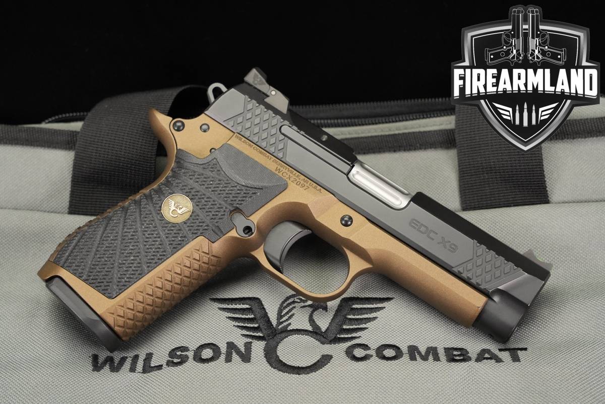 Wilson Combat EDC X9 9mm WC Two-Tone Black & Bronze EDCX9 +ORIG CASE