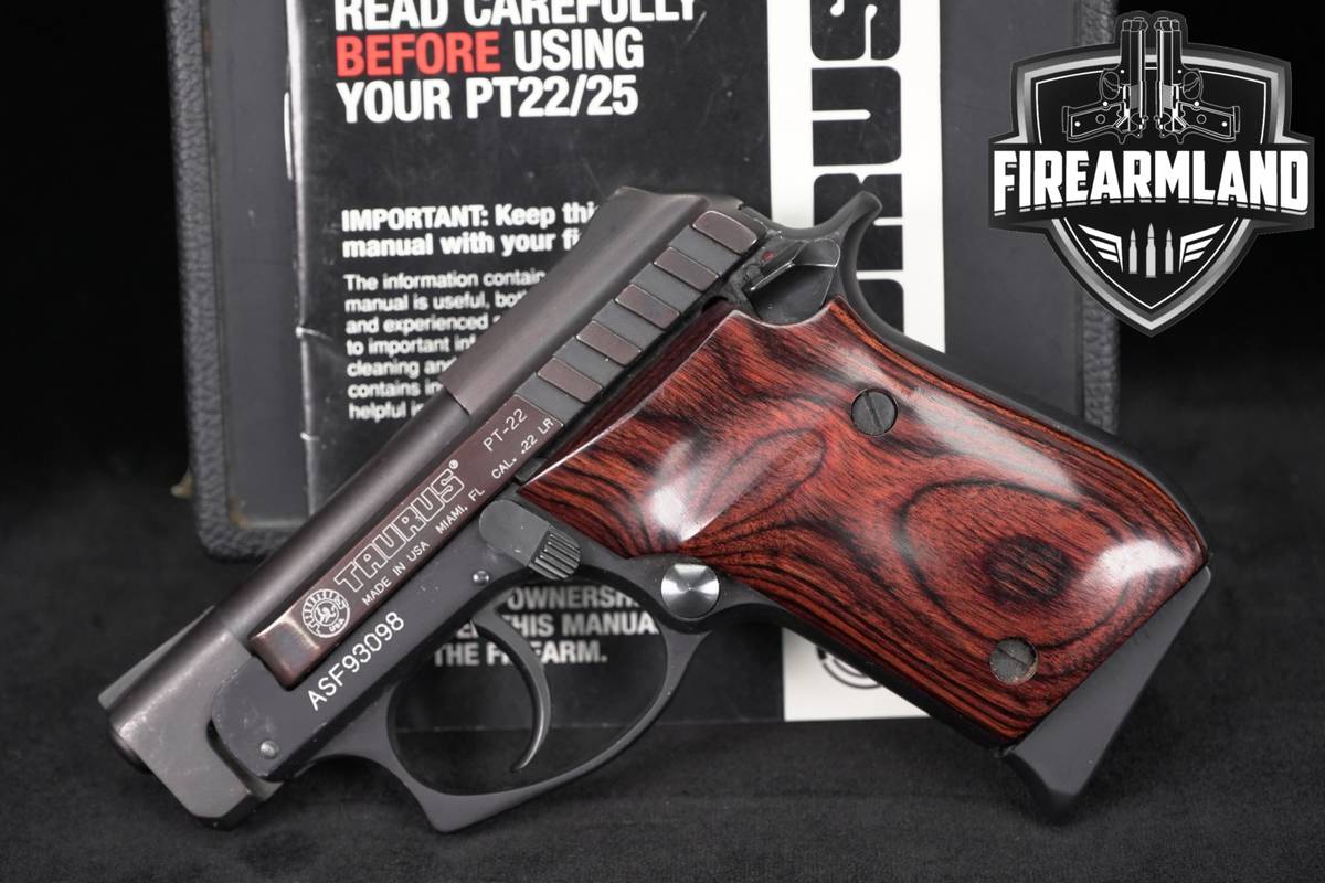 Taurus PT-22 22LR 2.75" PT22 22BR Blued Tip-Up Barrel +ORIG CASE