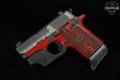Sig Sauer P238 Lady Engraved .380 ACP Red Cerakote in Very Good Condition Image 2
