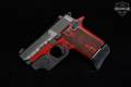 Sig Sauer P238 Lady Engraved .380 ACP Red Cerakote in Very Good Condition Image 3