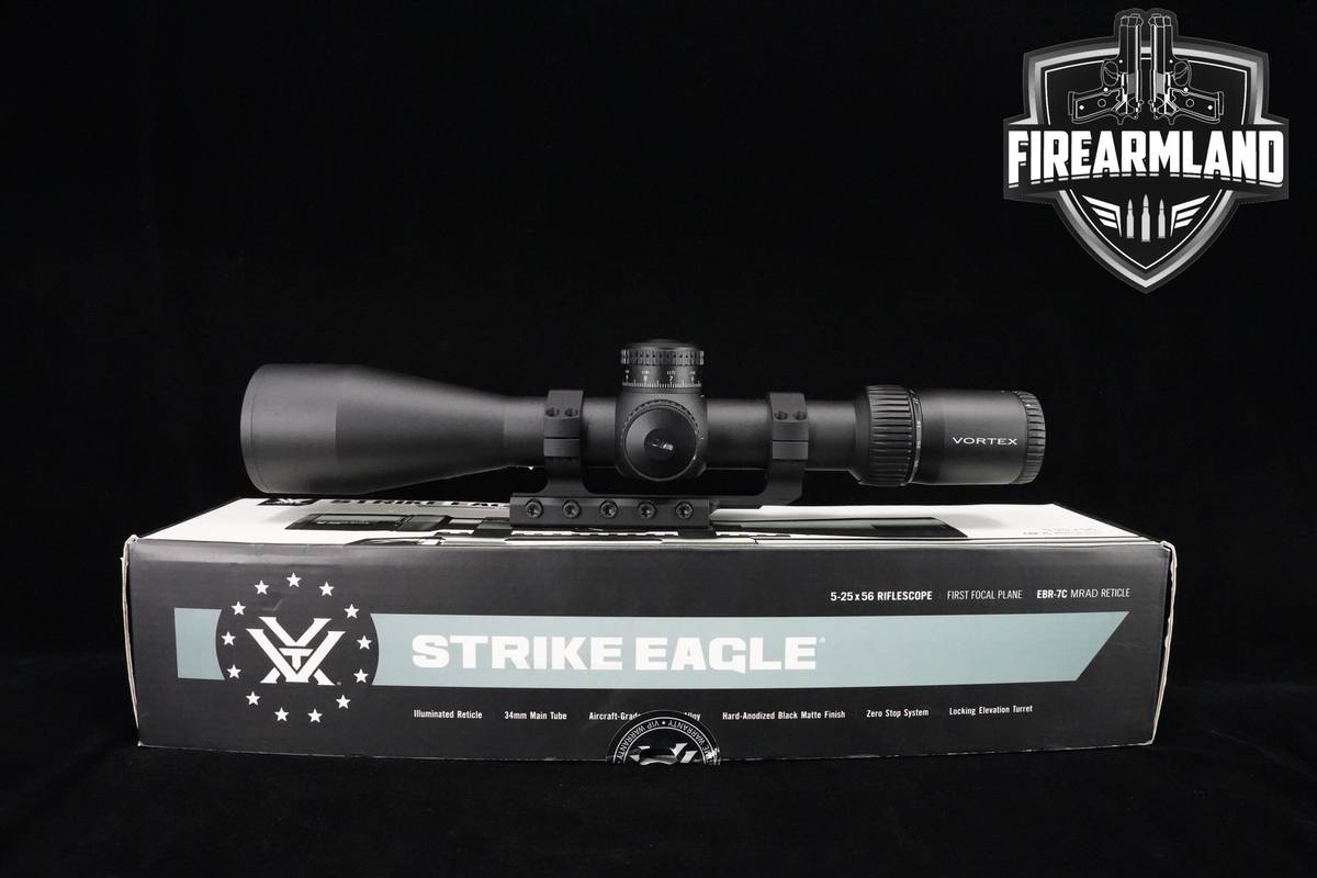 Vortex Optics Strike Eagle 5-25x56mm FFP EBR-7C MRAD Reticle Vortex OPTIC