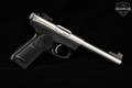 1999 Sturm Ruger Mark II 22/45 Target .22 LR Two-Tone Satin Stainless in Very Good Condition Image 4