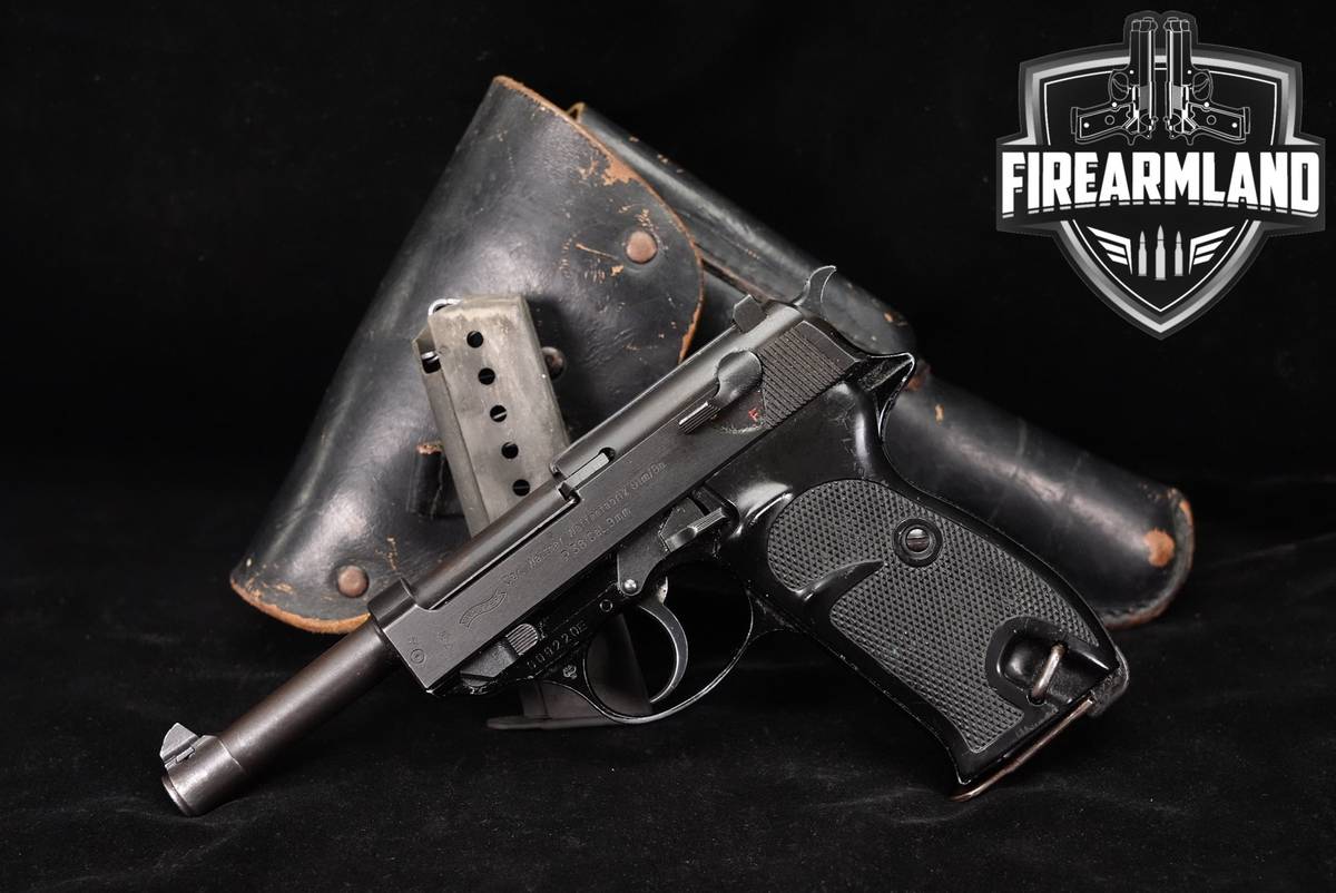 1959-1960 Walther P38 9mm 4.9" Blued P 38 P.38 +2 MAGS & HOLSTER