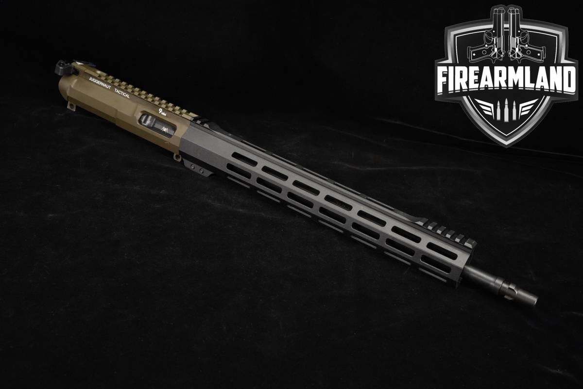Juggernaut Tactical 16" AR-15 Upper Receiver 9mm Luger Rifle AR15