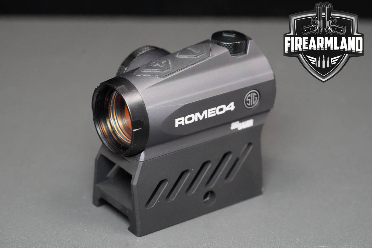 Sig Sauer Romeo4 1x20mm Red 2 MOA Dot Graphite Sig-Sauer Romeo4 OPTIC