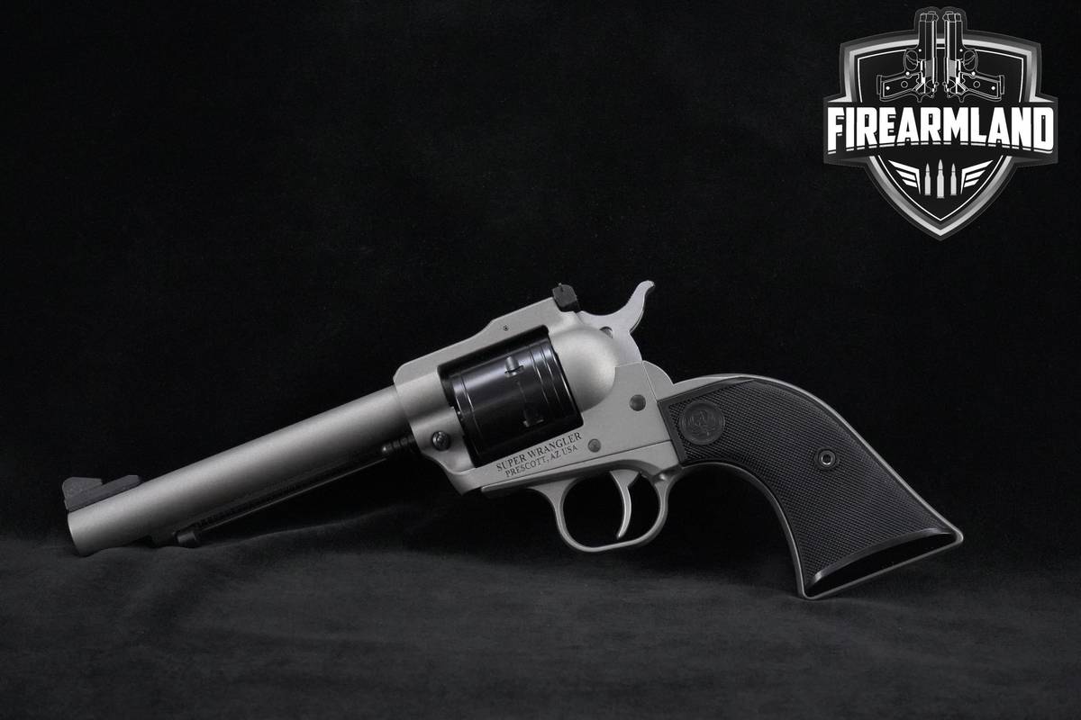 Ruger Super Wrangler 22 LR-Magnum 5.5" Silver Ruger Super-Wrangler OG-BOX