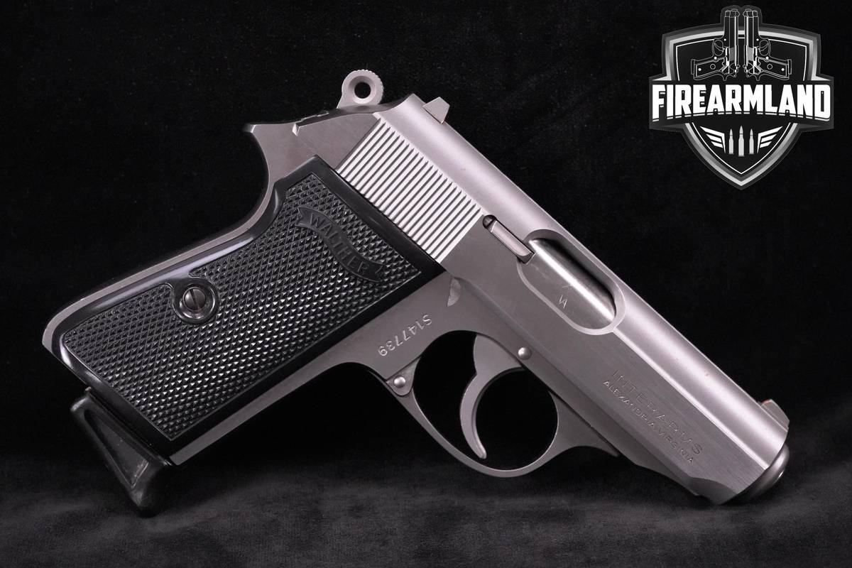 Walther PPK/S 380 ACP 3.35" Stainless Walther-PPK PPK-S +3 MAGS