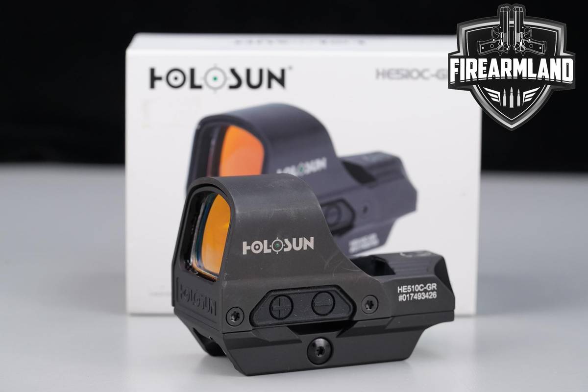 Holosun HE510C-GR 2 MOA Green Dot & 65 MOA Circle +ORIG CASE