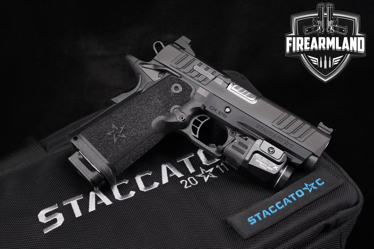 DESIRED! Staccato STI 2011 C Optic Ready Full-Size Grip 9mm 1911 4" 2 MAGS