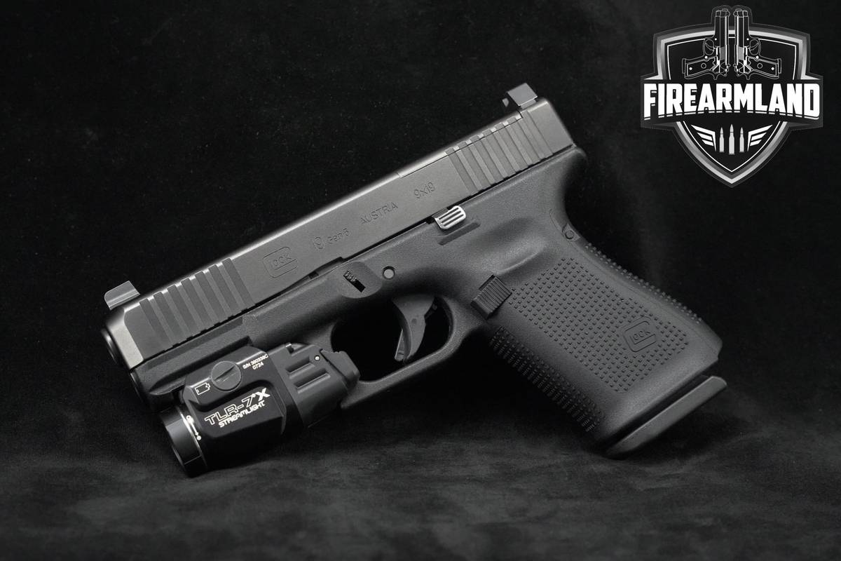 Glock 19 MOS Gen5 9mm 4" Glock-19 G19 Gen-5 +STREAMLIGHT, 5 MAGS & CASE