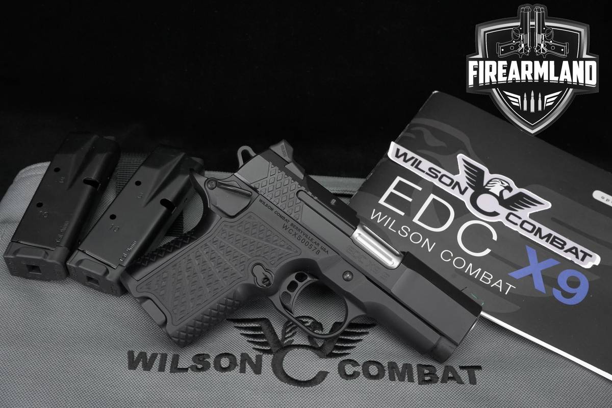 Wilson Combat WC EDC X9S 9mm 3.25" 1911+3 MAGS & ORIG BOX