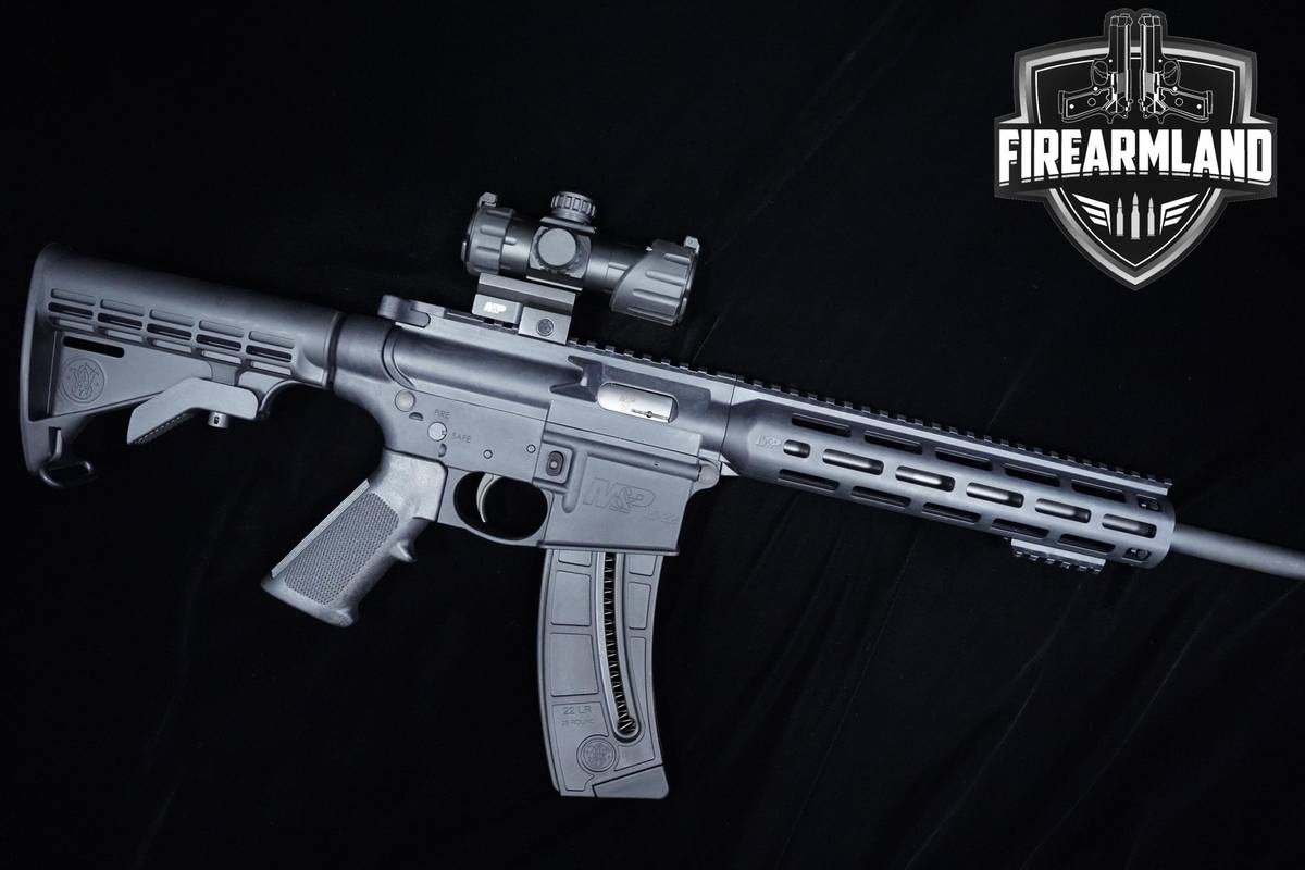 Smith & Wesson (S&W) M&P15-22 Sport 22LR AR-15 AR15 AR S&W-M&P-15-22 +OPTIC