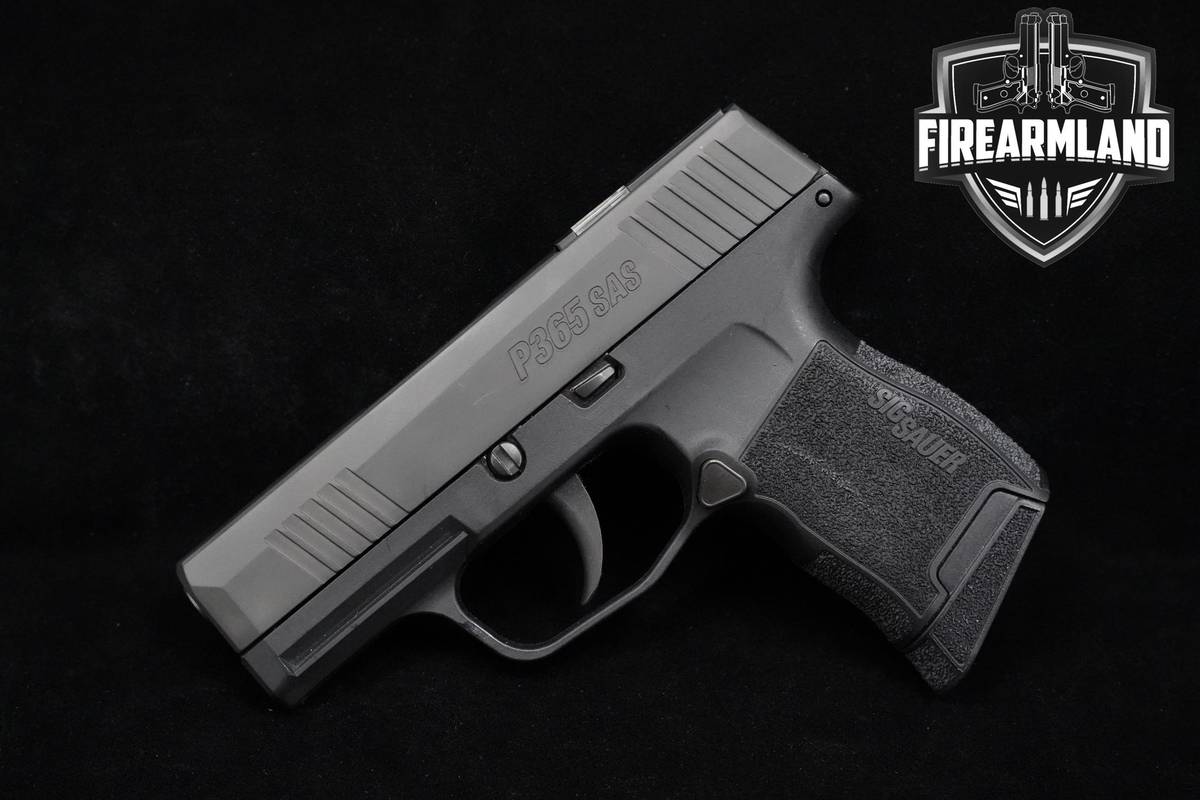 Sig Sauer P365 SAS 9mm 3.1" Sig-Sauer P365 P-365-SAS 2MAGS, OPTIC & HOLSTER