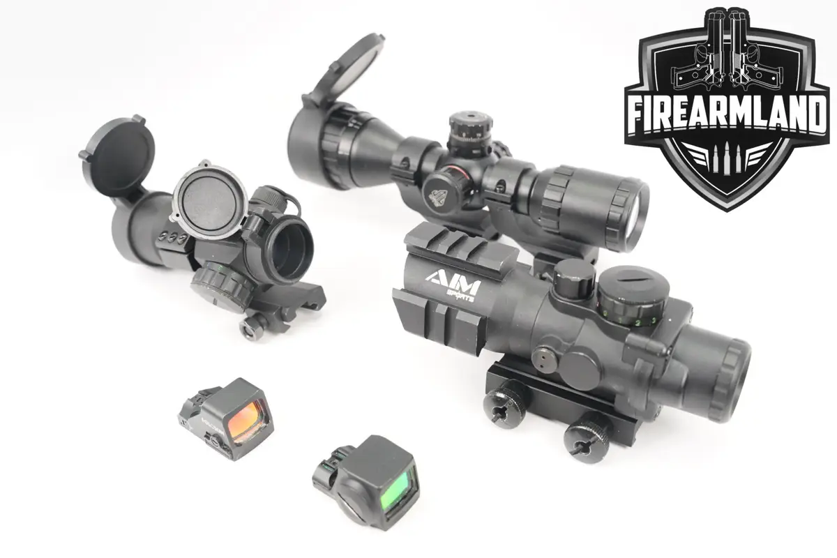 FIVE RED DOT SIGHT LOT 5 Pack Holosun Sig Sauer Aim NcSTAR UTG RDS