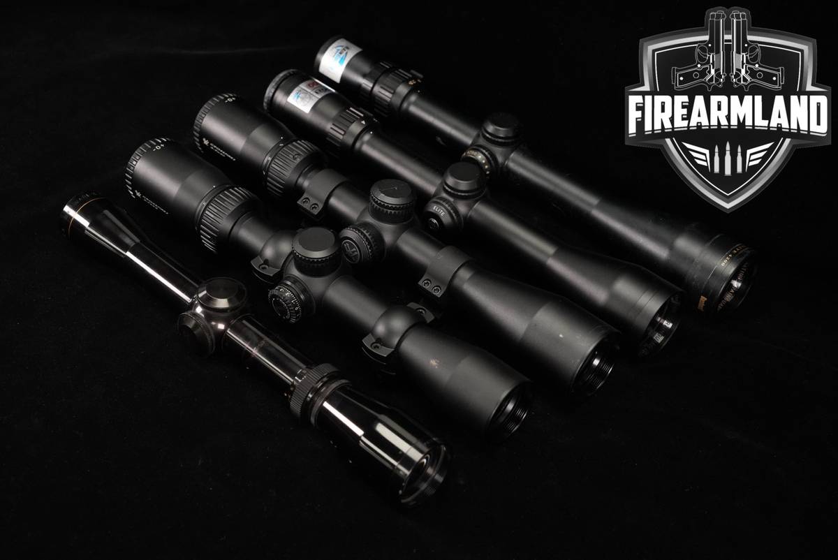 FIVE SCOPE LOT 5 Pack Leupold Vortex Bushnell Riflescope Scopes