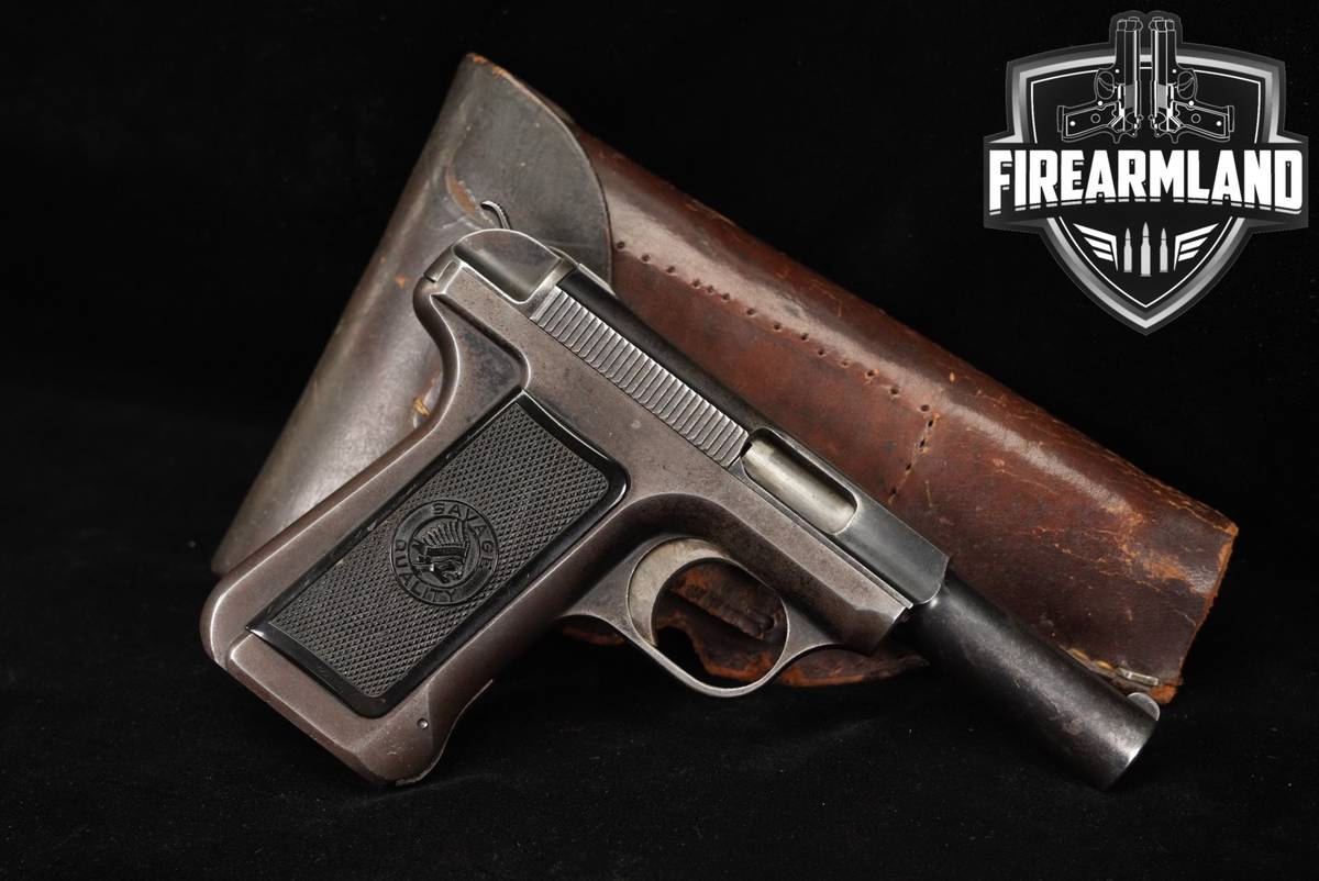 Savage Arms Model 1907 32 ACP 3.75" Blued Indian-Head Grips