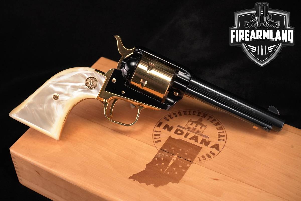1966 Colt Frontier Scout Indiana Sesquicentennial Edition 22LR +ORIG BOX