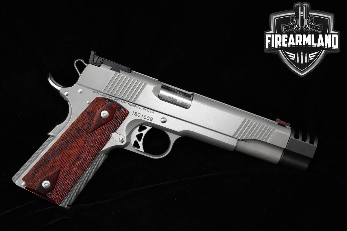 Dan Wesson PM-9 9mm 1911 5" Compensated Brushed Stainless PM9 1911 Pointman