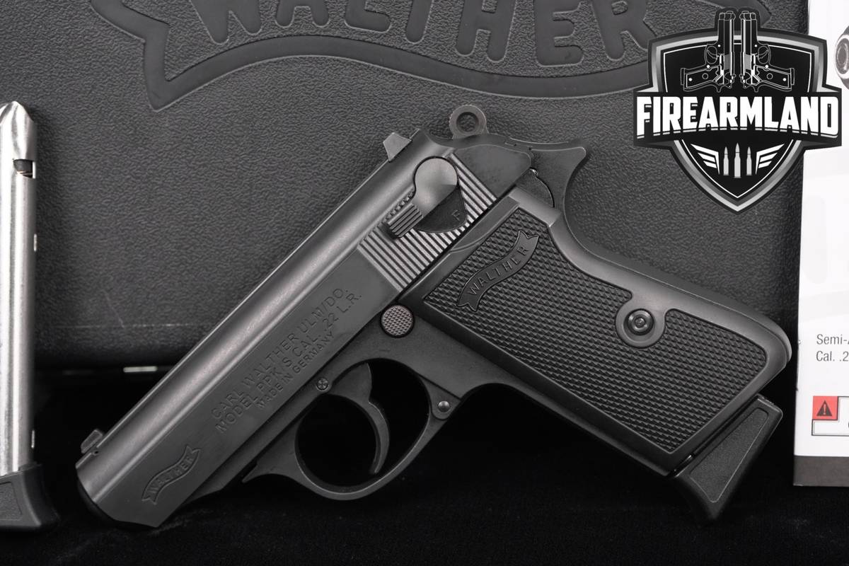 Walther PPK/S 22 22LR 3.3" PPKS PPK S DA/SA Threaded +3 MAGS & ORIG CASE