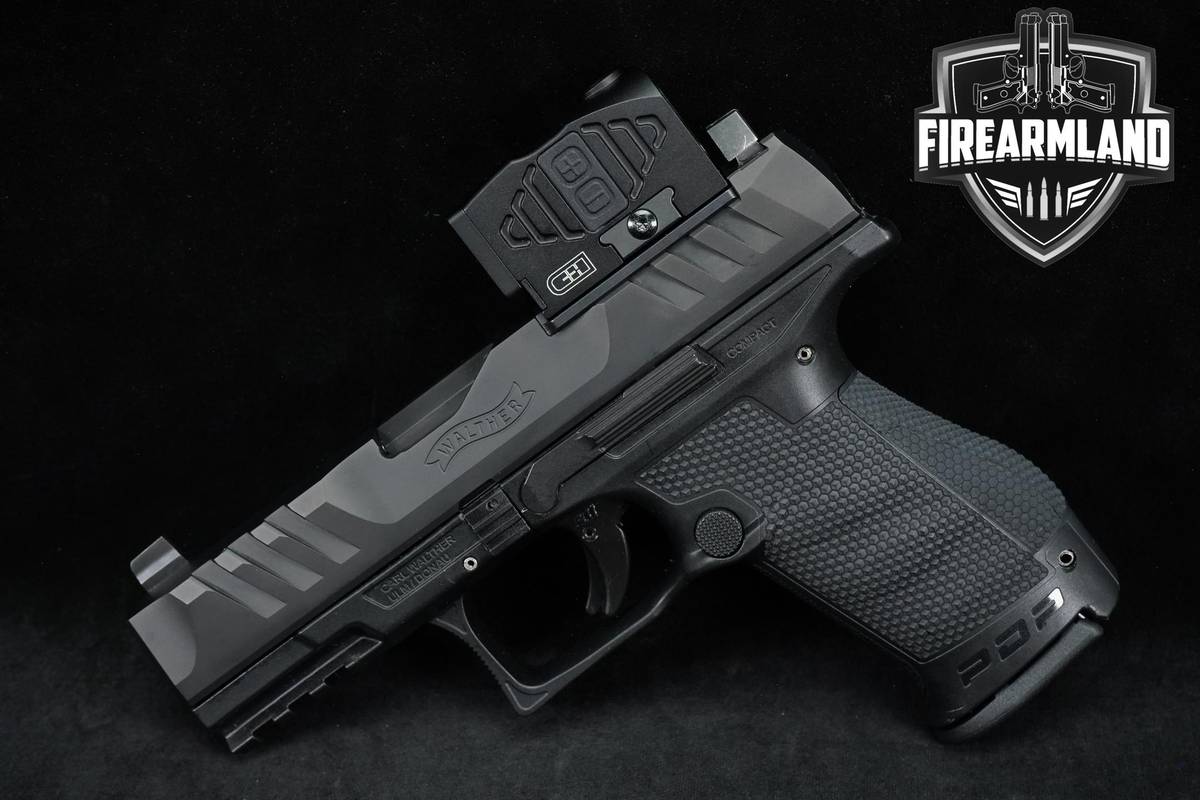 Walther PDP Compact 9mm 4" German Duty Defense +5 MAGS, ORIG CASE & OPTIC