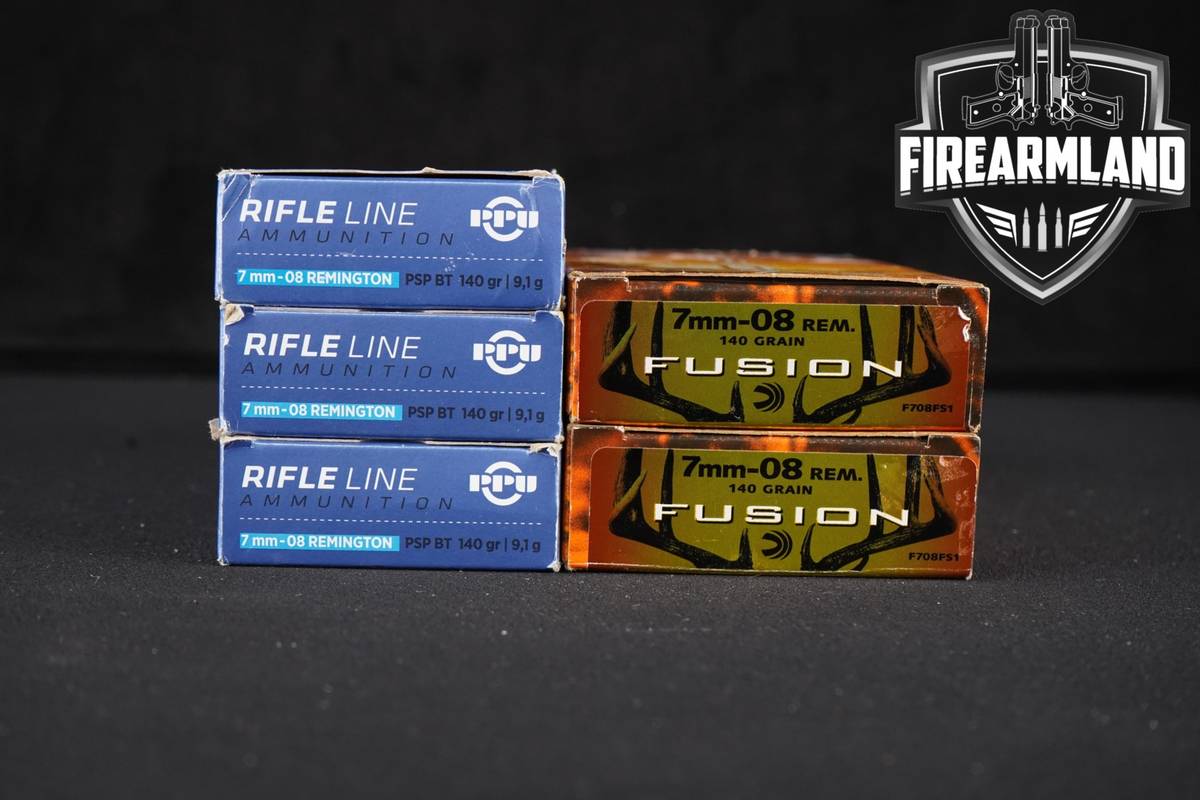 100 RDS! 7mm-08 Rem Ammo Ammunition