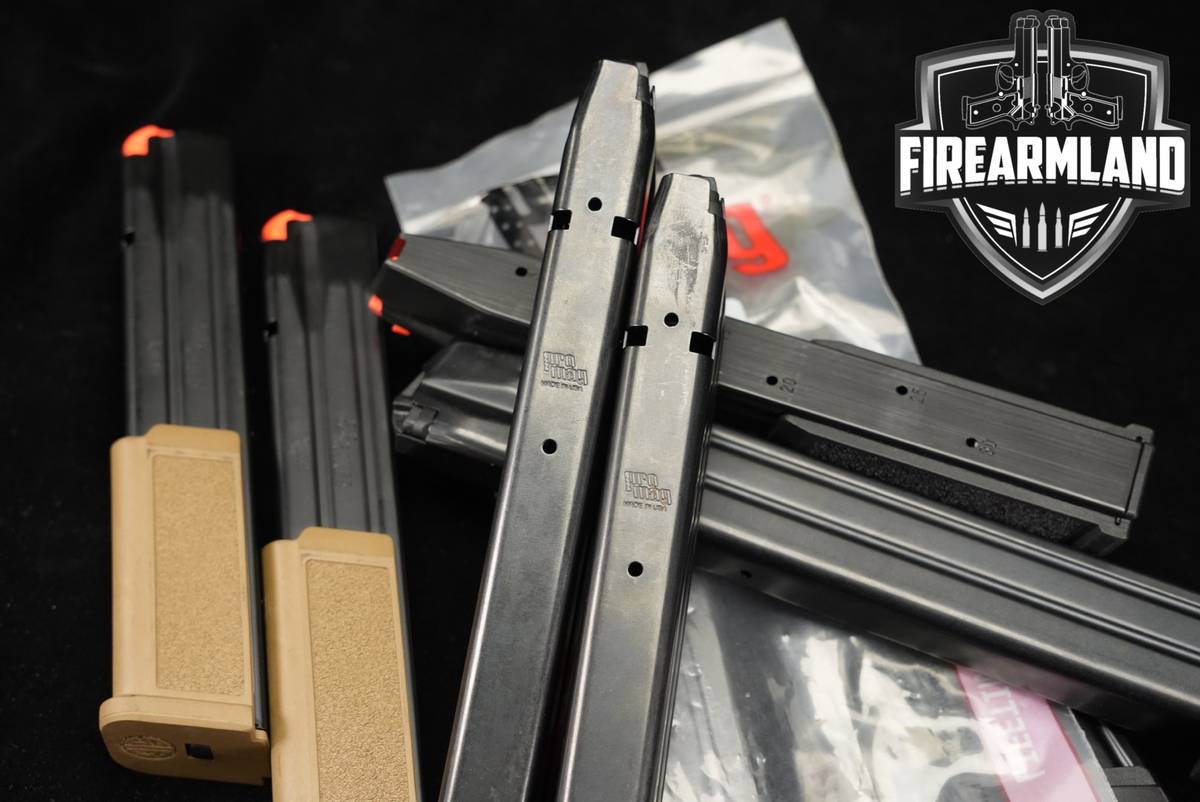 EIGHT (8) Sig Sauer P320 Extended Magazines 9mm Mags