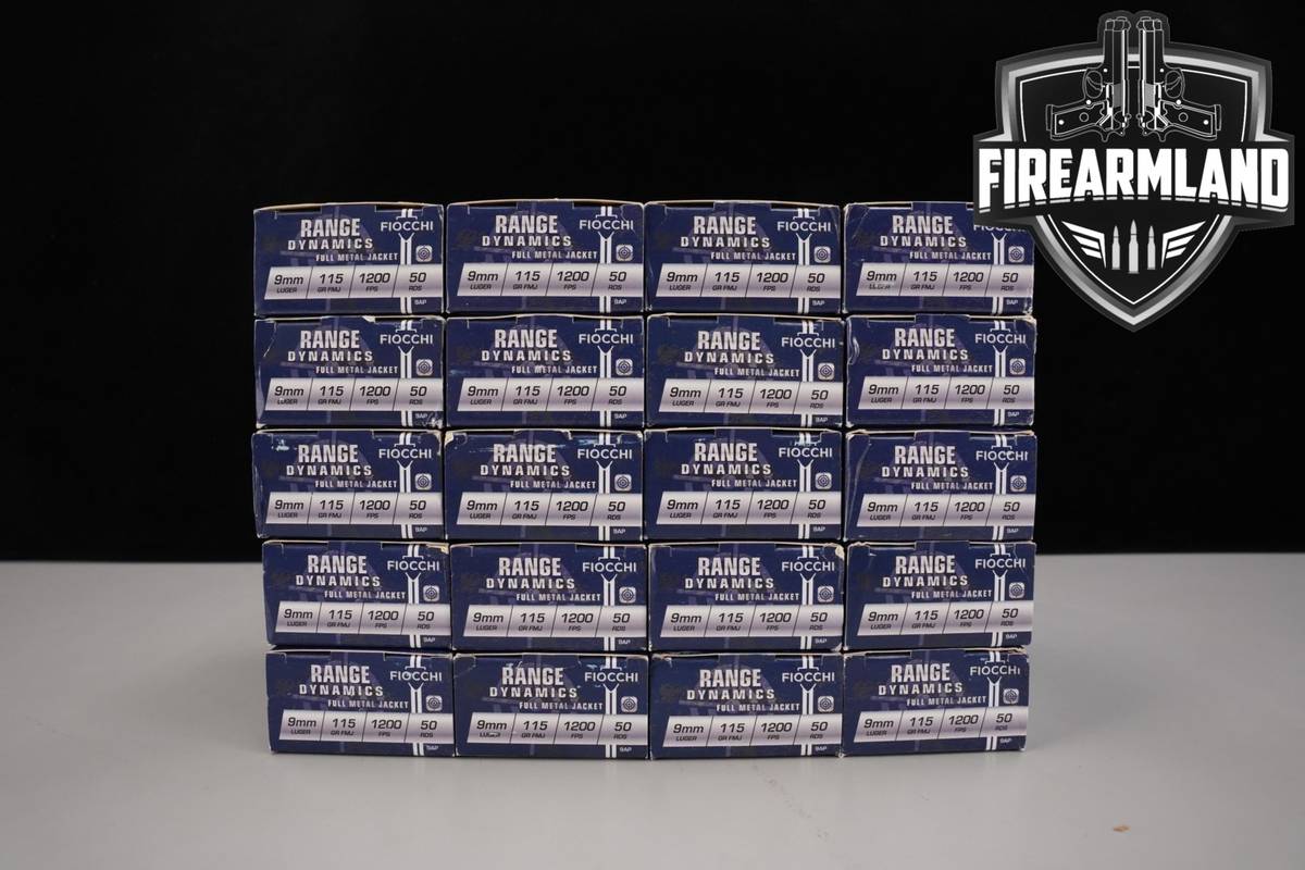 1000 RDS! 9mm Ammo 9-mm