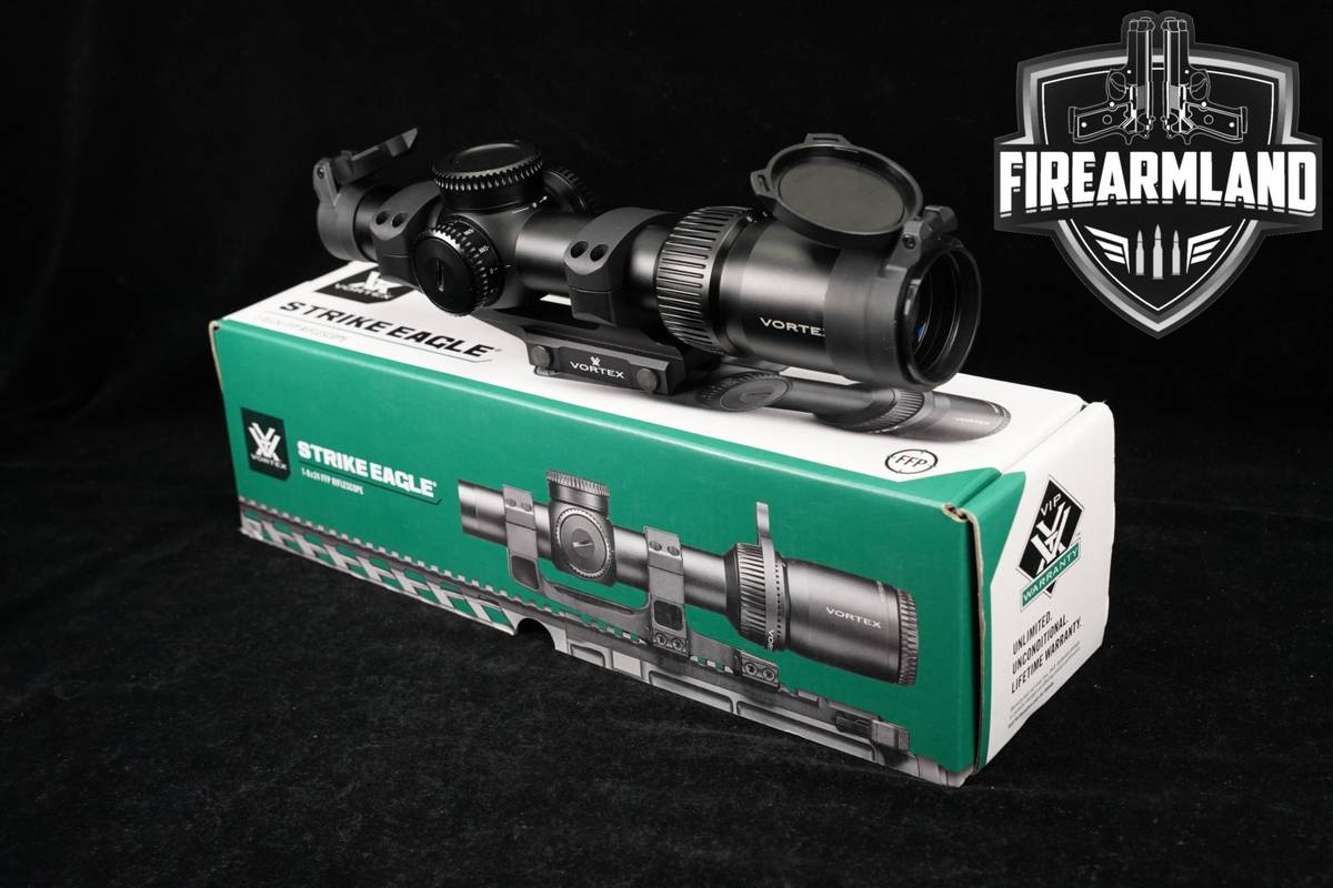Vortex Optics Strike Eagle 1-8x24mm EBR-8 MOA Reticle FFP Scope +ORIG BOX