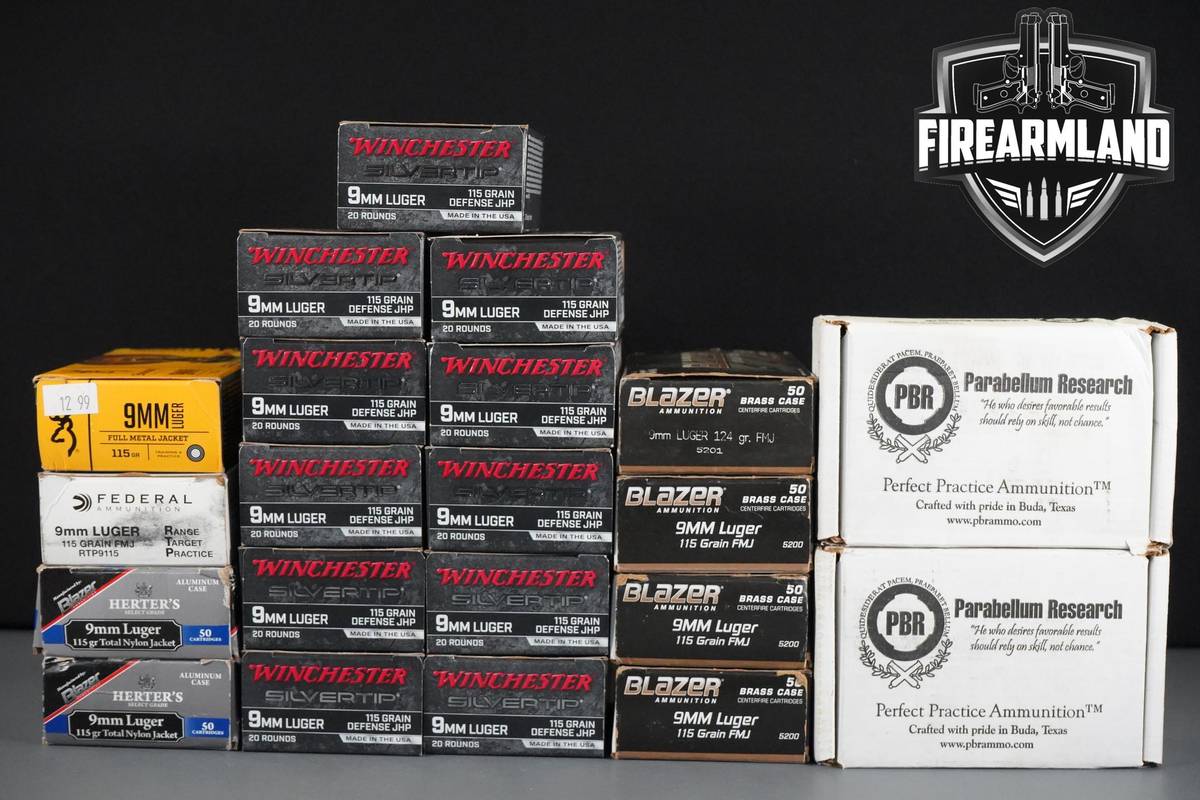 9mm Ammo 9mm Ammunition 820 ROUNDS