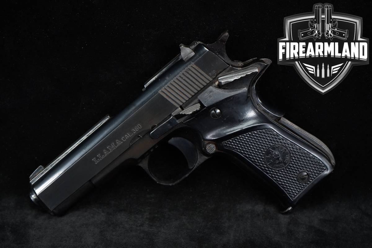 1987 Llama Model III-A 380ACP 1911 3.75" Blued
