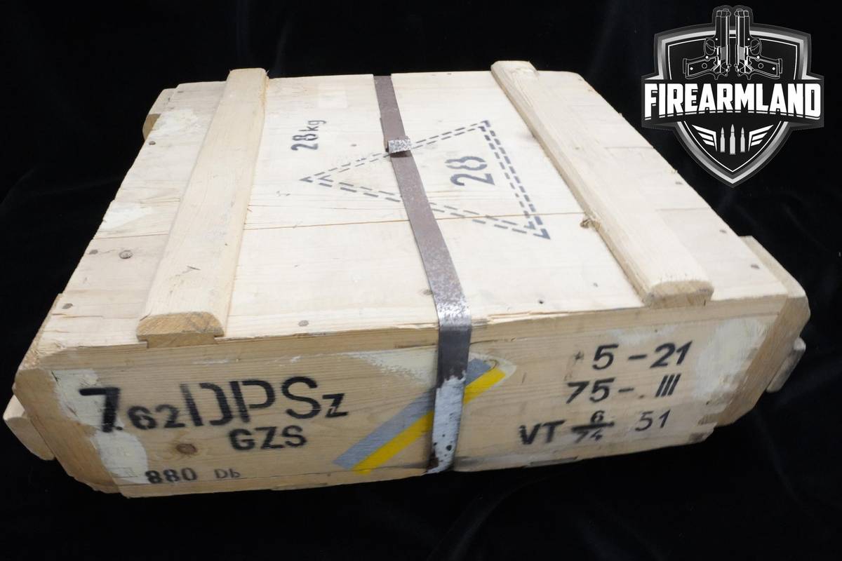 7.62x54R Hungarian Surplus Spam Can Ammo Crate 7.62x54R 880 ROUNDS