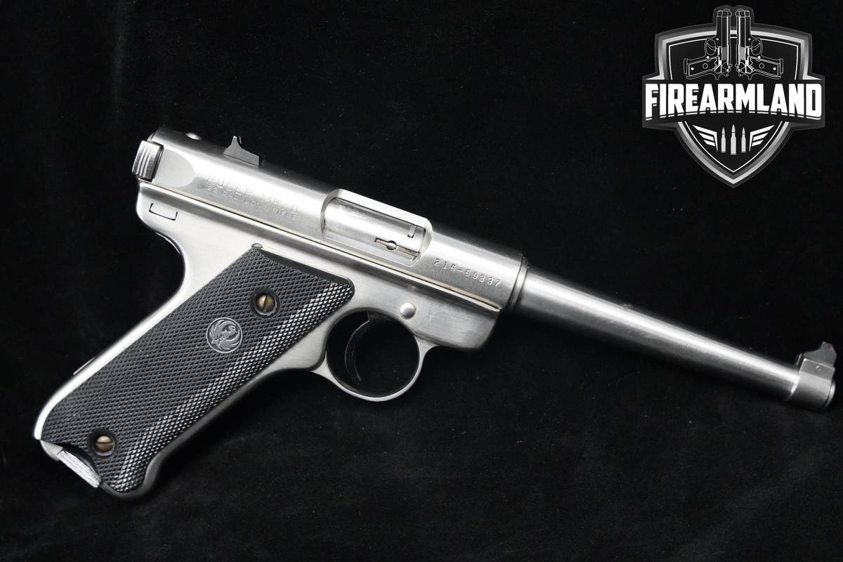 Ruger Mark II Standard 22LR 6" Sturm Ruger Stainless Steel Ruger Mark-II