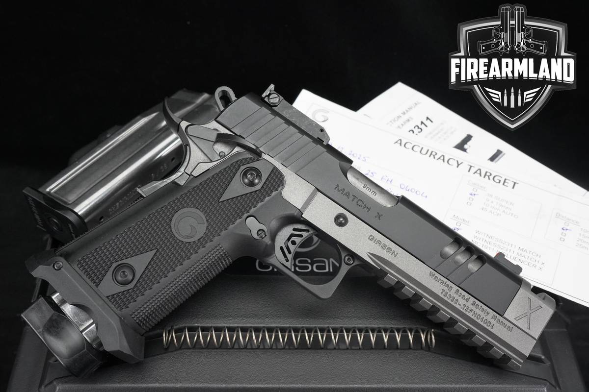 Girsan Witness 2311S Match X 9mm 1911 5" 2011 +2 MAGS & ORIG CASE