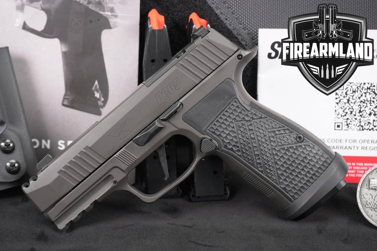 Sig Sauer P365-AXG Legion OR 9mm COMP P 365 X Macro XMacro +3 MAGS, OG CASE
