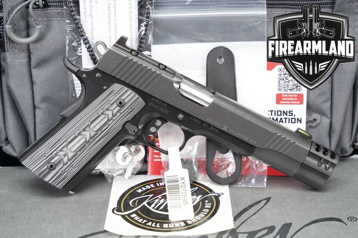 Kimber COMP X Hunter 10 10mm 1911 5 Two-Tone Gray & Black +ORIG BOX