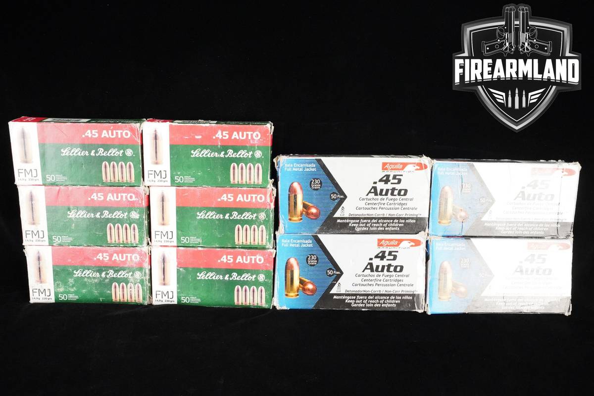 45 ACP Ammo 45-ACP Ammunition 500 ROUNDS