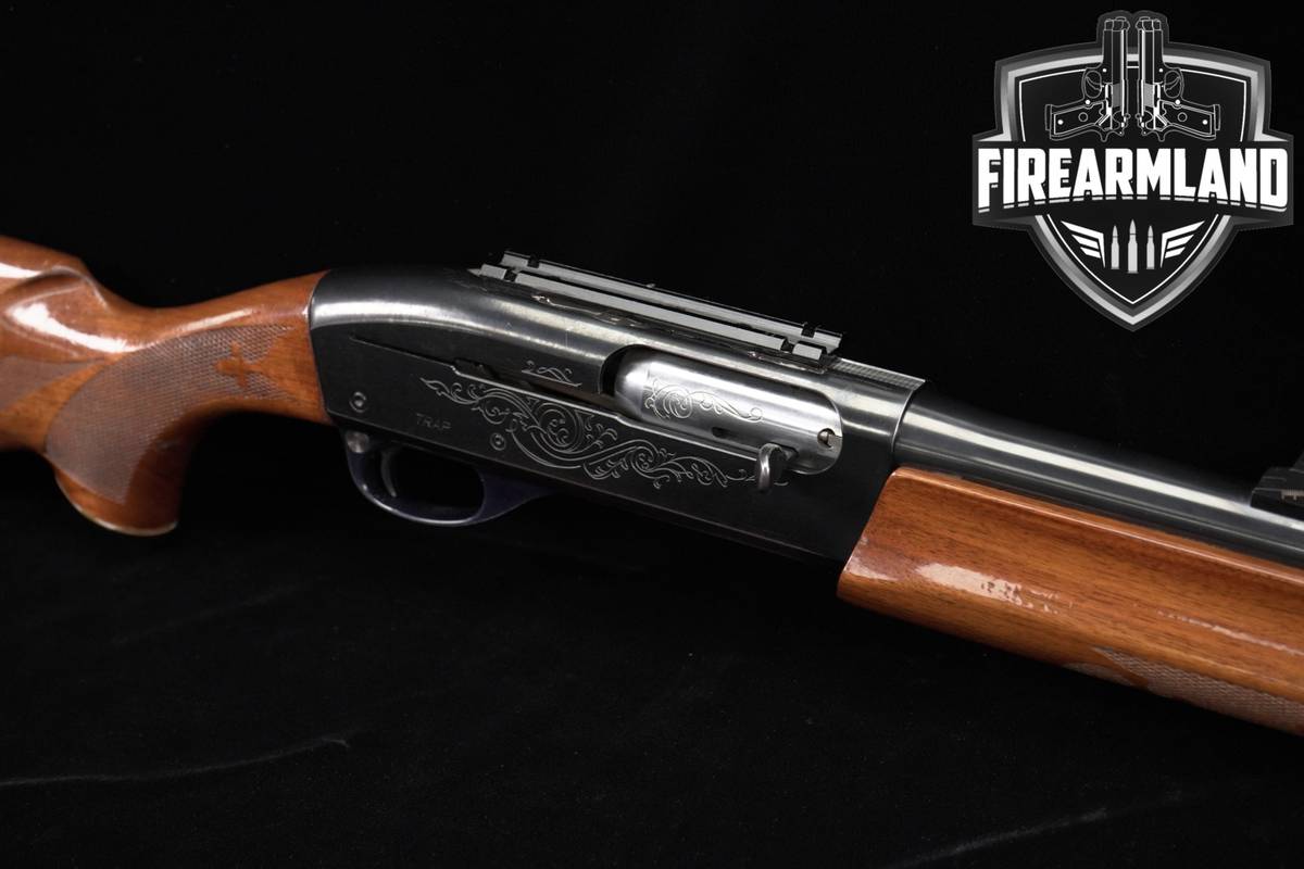 Remington Model 1100 Trap 12-Gauge 24" Blued & High-Gloss Wood M1100