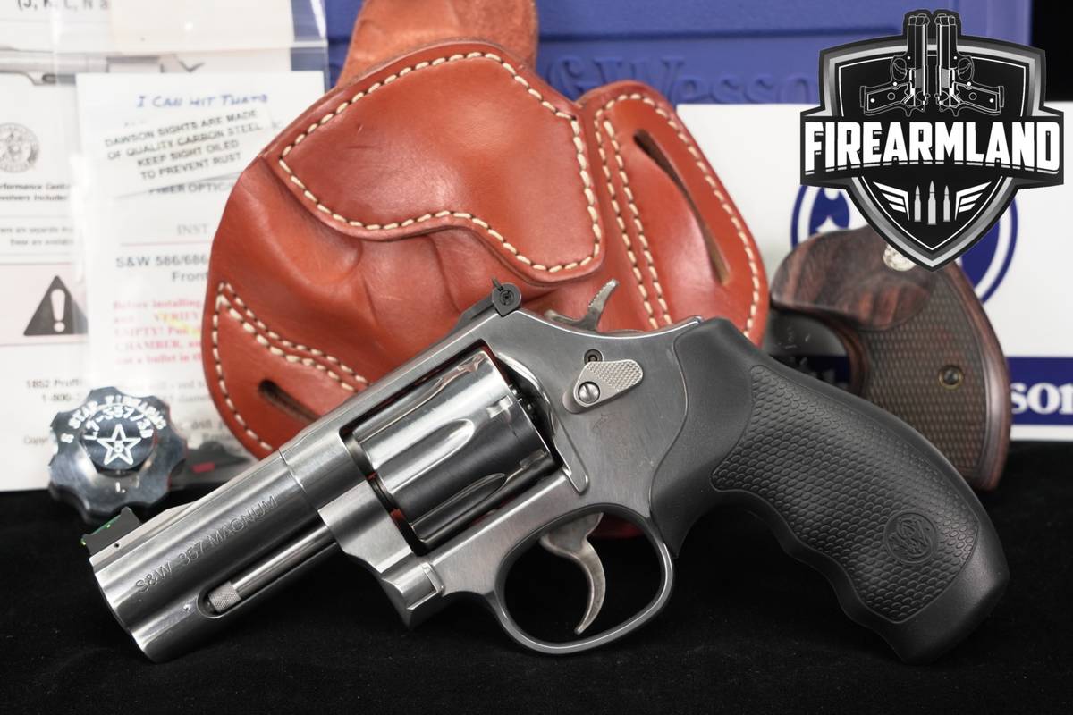 Smith & Wesson Model 686-6 Plus 357 Magnum S&W 4" Satin Stainless ORIG CASE