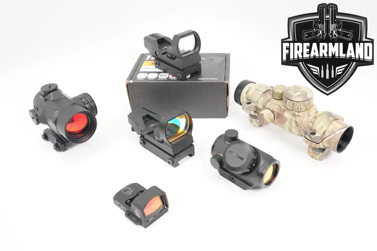 SIX RED DOT SIGHT LOT 6 Pack Freyachi UTG Tacticon Primary Arms Scopes
