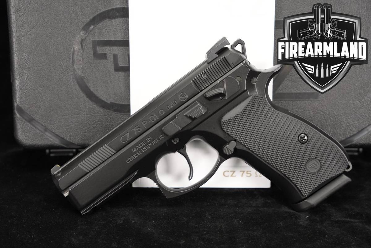 CZ 75 P-01 Omega Convertible 9mm 3.75" CZ75 P01 +ORIG BOX