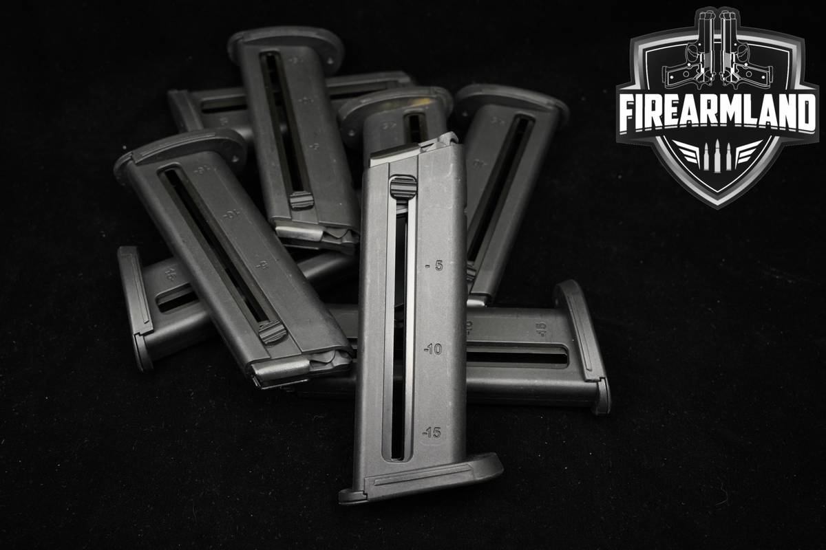 EIGHT (8) Walther WMP 15 Round Magazines .22 WMR Magnum Pistol Mags