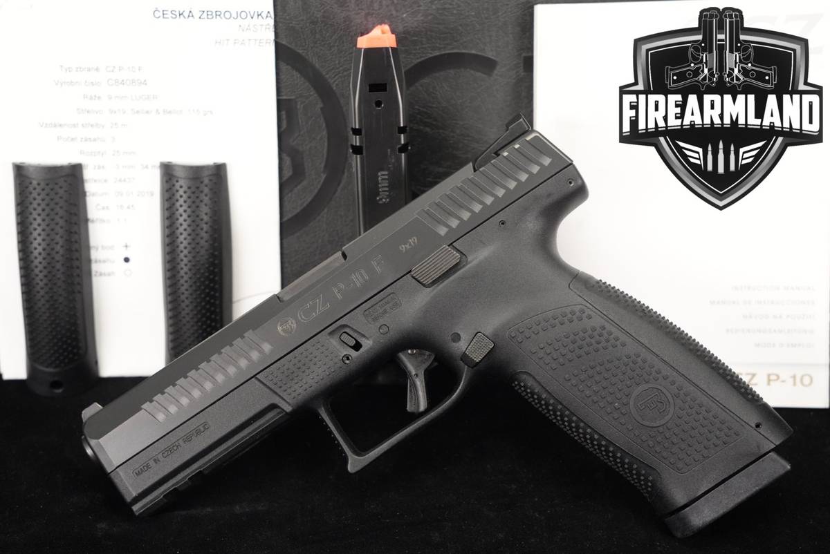 CZ P-10 F 9mm 4.5" P10F P10 +2 MAGS & ORIG CASE