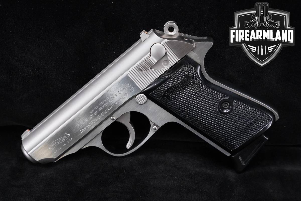 Walther PPK/S Stainless 380-ACP 3.3" Brushed Stainless PPK PPKS +2 MAGS