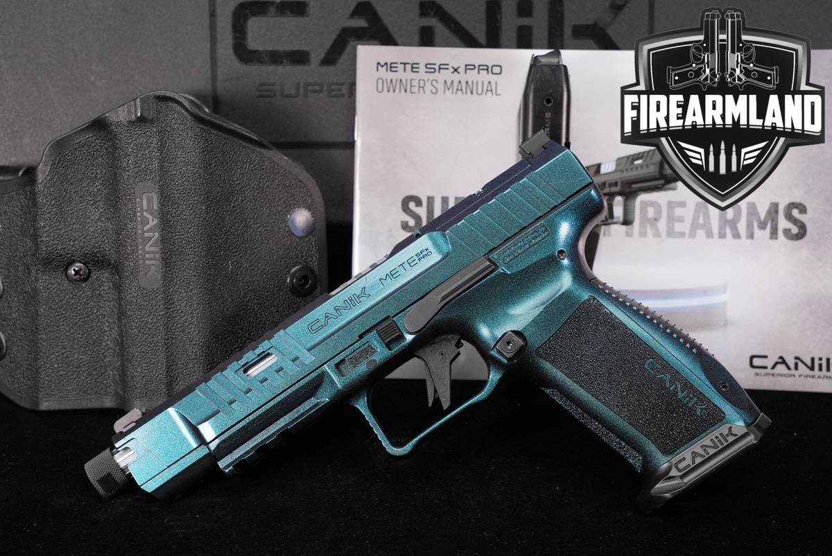 Canik METE SFx PRO Stingray 9mm Optics-Ready THREADED+2 MAGS, ORIG CASE