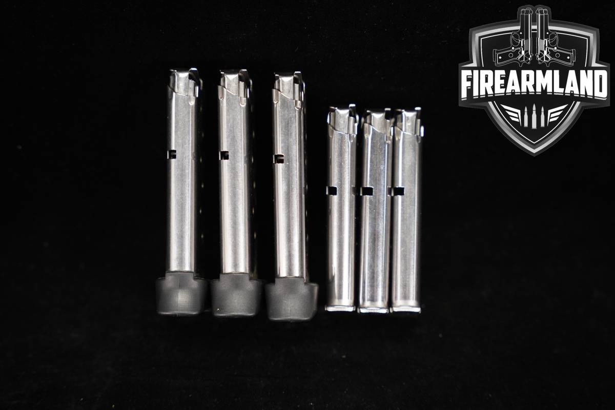 SIX (6) Sig Sauer P938 & 7 Round Magazines 9mm Luger P-938 Mags