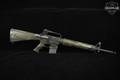 1988 Colt AR-15 A2 Government Model Z-Cote 5.56mm NATO Woodland Tiger-Stripe Camo in Good Condition Image 3