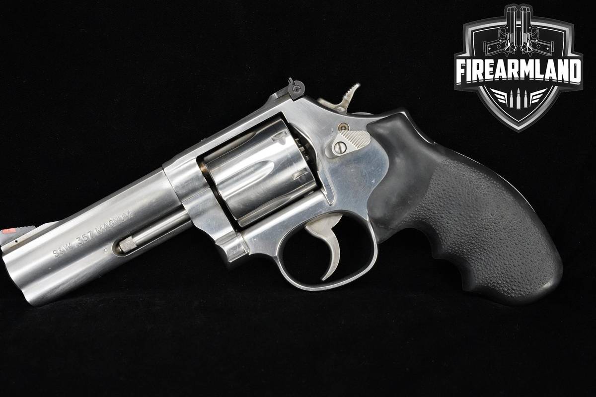 Smith & Wesson (S&W) Model 686-6 357 Magnum 4" Silver S&W 686-6 M686 DA/SA