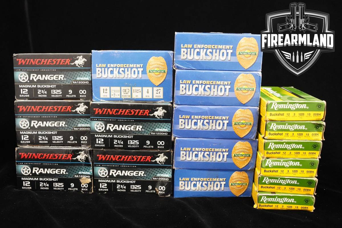 12-Gauge Ammo 12-Ga Buckshot Ammo 215 Rounds