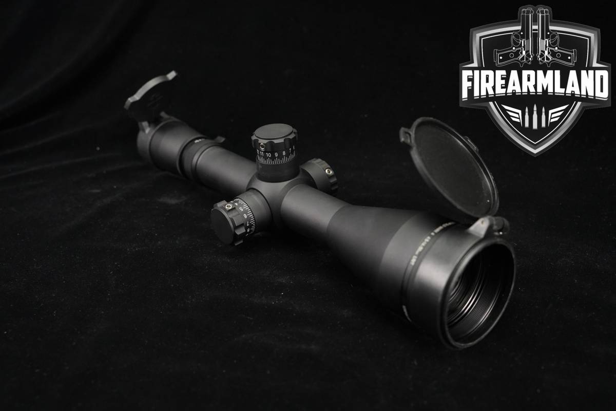 Leupold Mark 4 4.5-14x50mm LR/T 30mm Tube Size SFP MOA TMR Reticle Scope