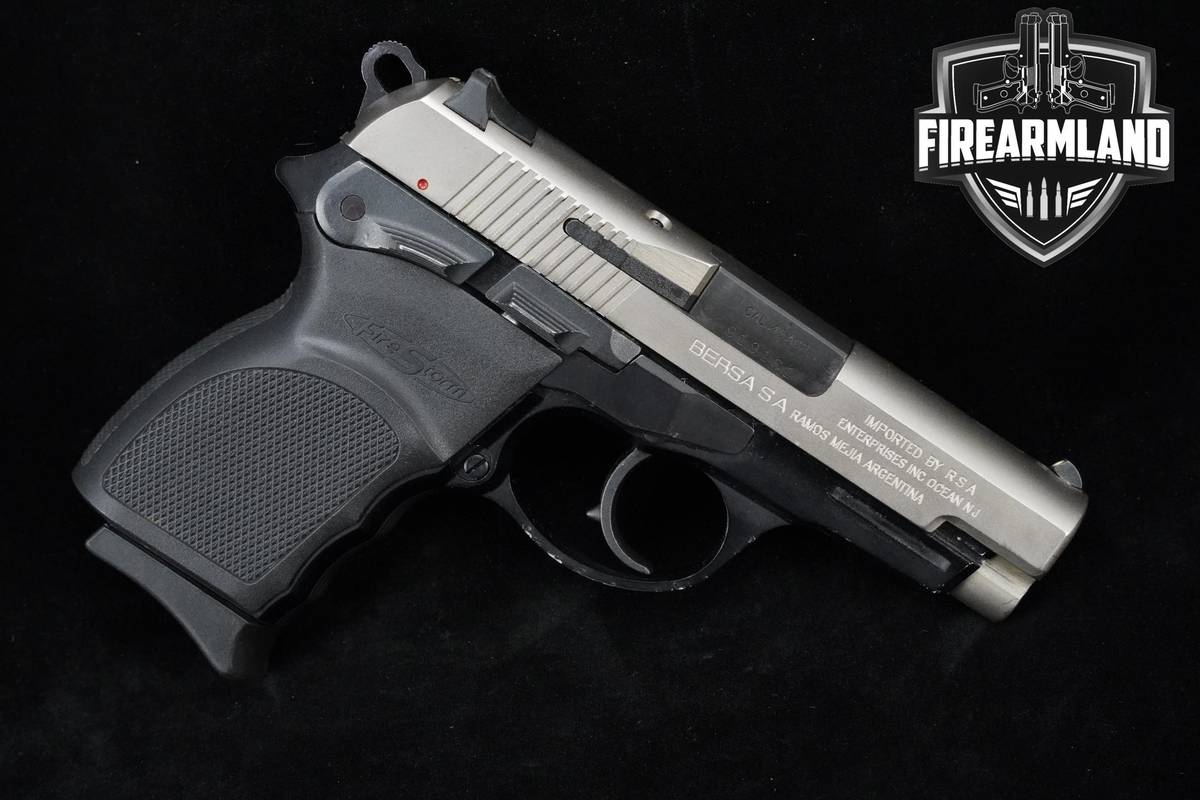 Bersa Mini-45 FireStorm 45-ACP 3.5" Nickel Bersa Mini-45  Fire-Storm OG-BOX